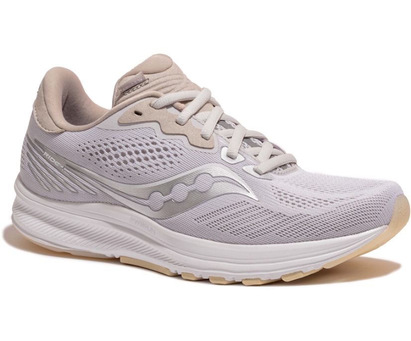 Saucony Ride 14 Women's Running Shoes Beige | Canada 194SGLO